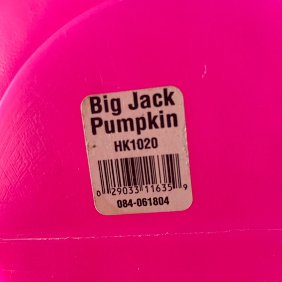 VTG BIG GENERAL FOAM PLASTICS BIG JACK PINK PUMPKIN - Picture 5 of 6